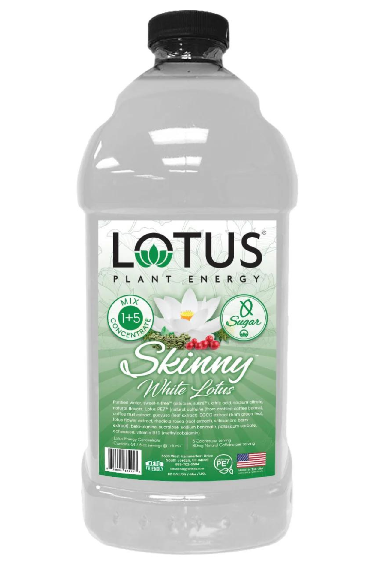 Energy: Skinny White (64 Oz)