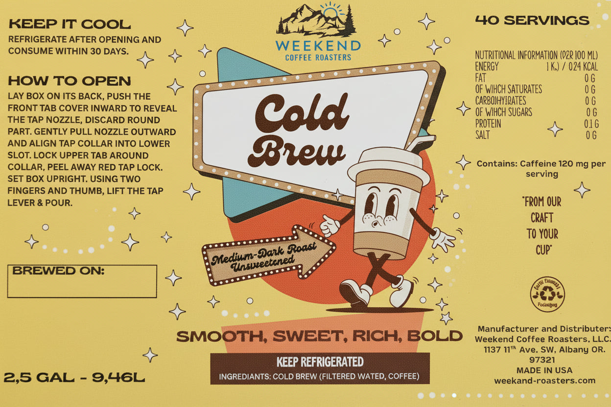 2.5 gallon Cold Brew bib.