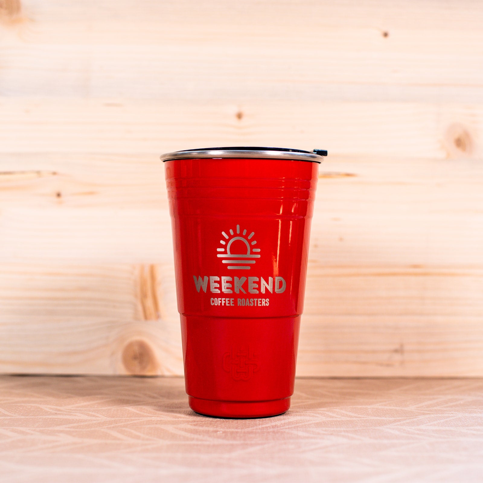 16 oz Logo Double wall Solo cup – Weekend Coffee Roasters