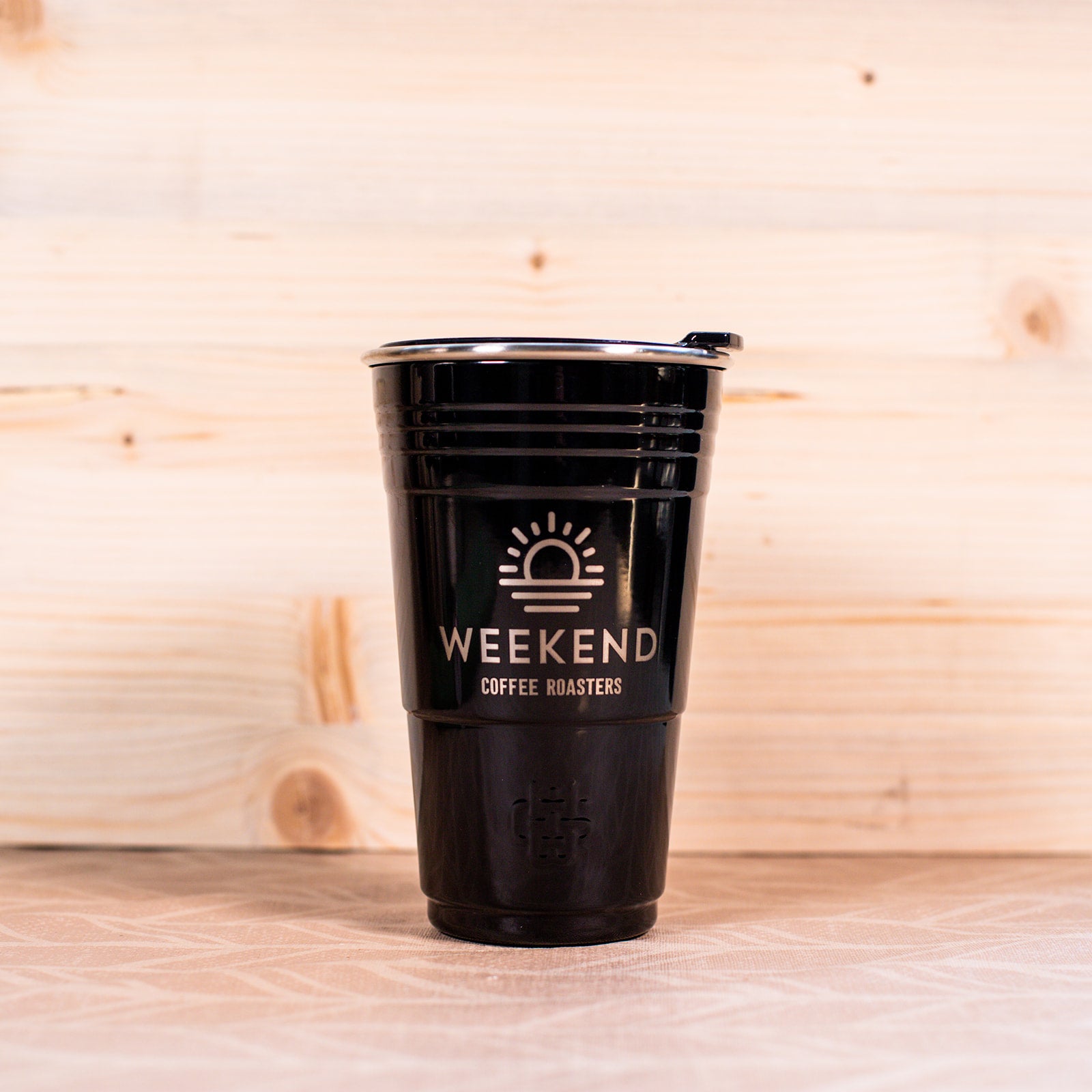 16 oz Logo Double wall Solo cup – Weekend Coffee Roasters